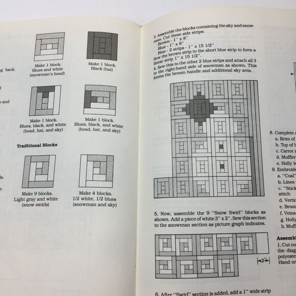 Holiday Happenings Christal Carter Quilt Patterns Easter Christmas Paperback - Picture 11 of 14